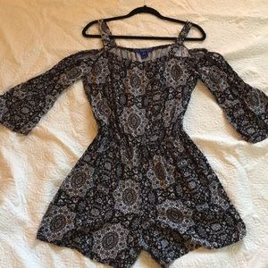 one piece short romper.